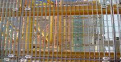 Serrated grating hot dipped galvanized for oil and gas field