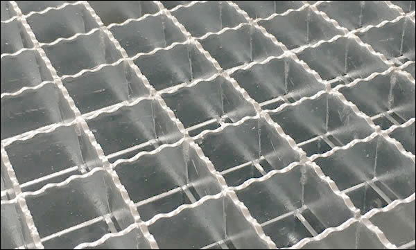 Hot dipped galvanized steel grating open end design ISO1461